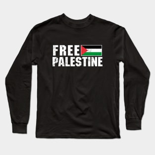 Fuck Israel - Free Palestine Long Sleeve T-Shirt